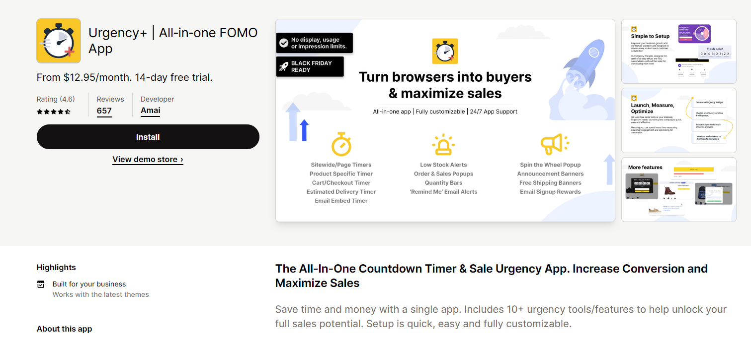 Countdown Timer shopify app